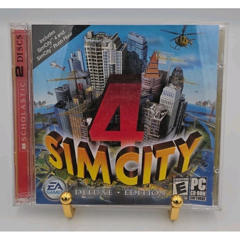 SimCity 4 Deluxe Edition Incl. Sim City 4: Rush Hour Expansion PC CD ROM 2 Discs